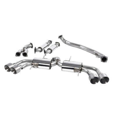Milltek Primary Cat Back Exhaust Nissan GT-R R35 09-15-Exhaust System-carbonizeduk