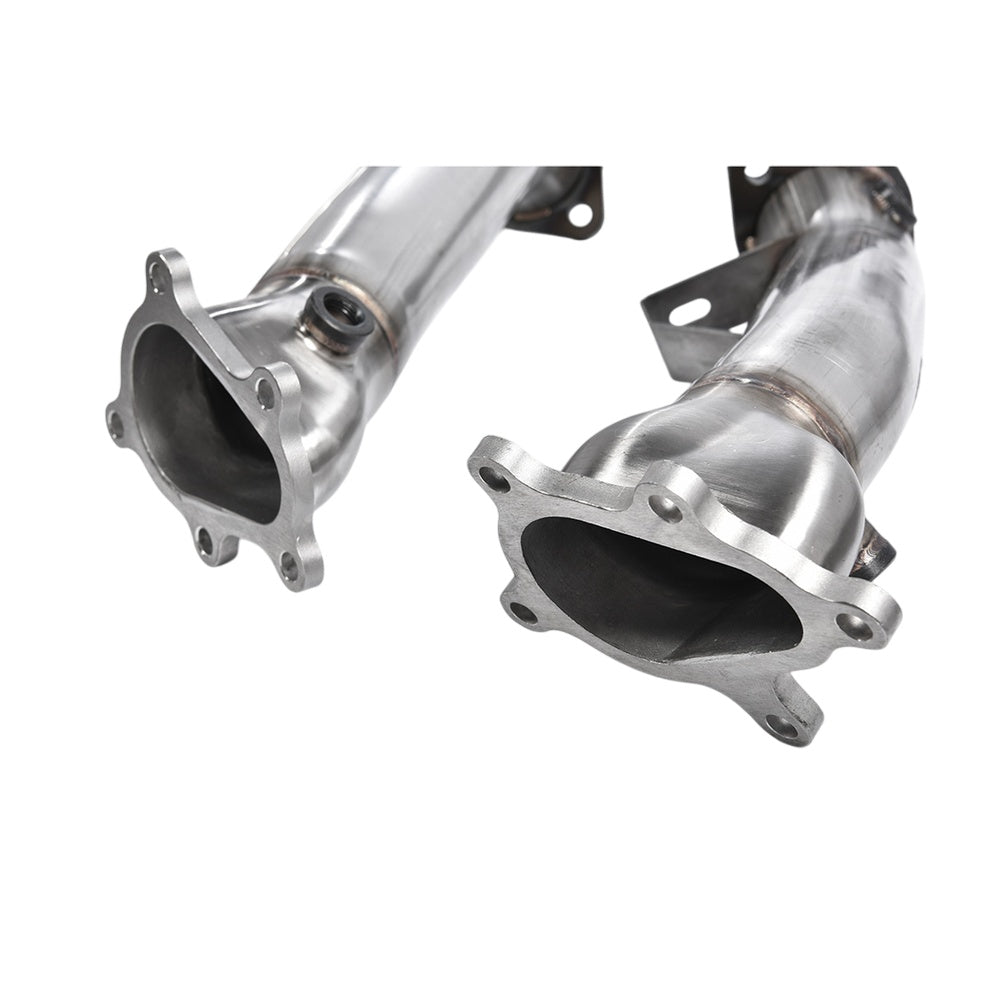 Milltek Primary Catalyst Replacement Pipes Exhaust Nissan GT-R R35 09-15-Manifolds, Decats & Sports Cats-carbonizeduk