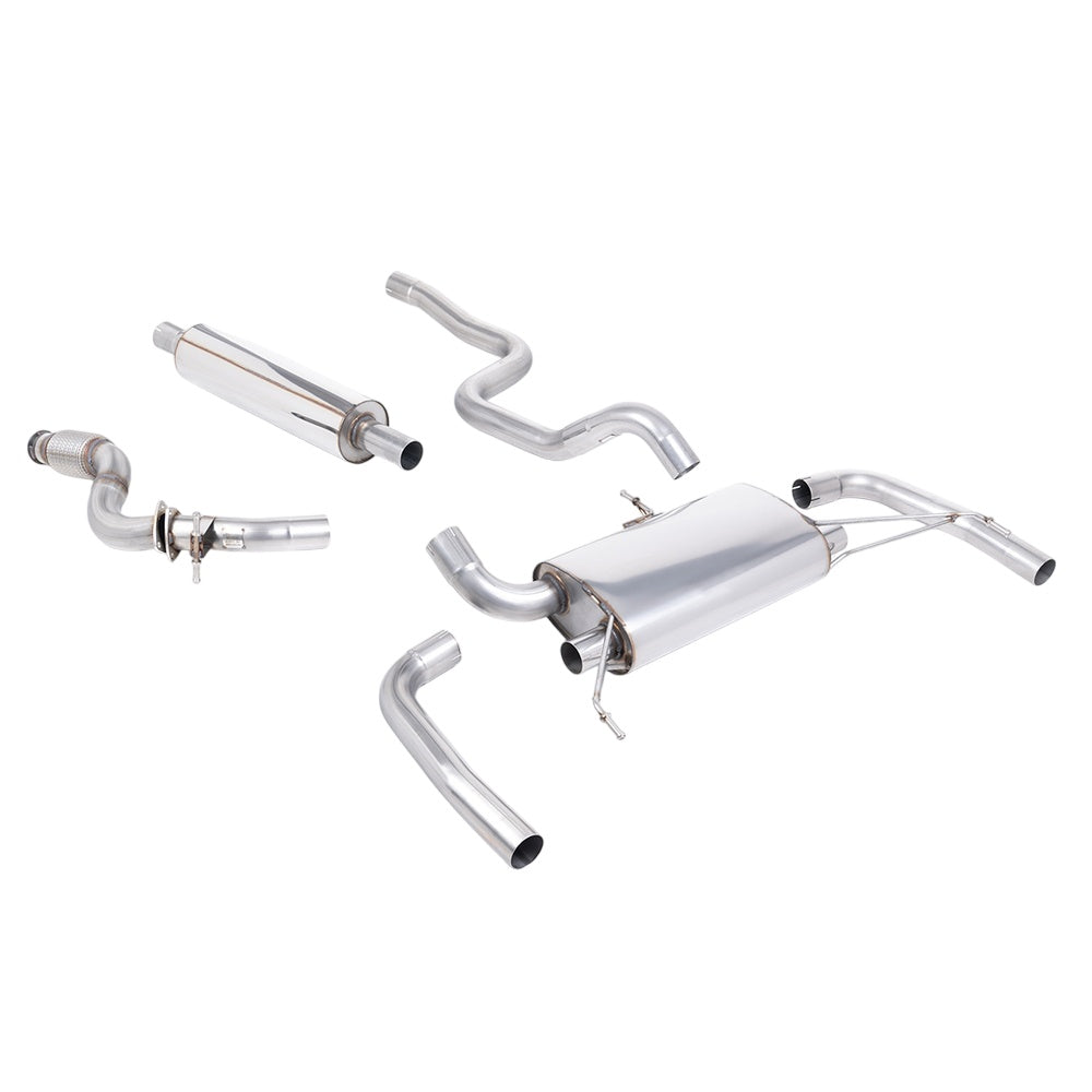 Milltek Cat Back Exhaust Peugeot 308 GTI 270 (1.6T) Non-OPF/GPF Models 16-19-Exhaust System-carbonizeduk