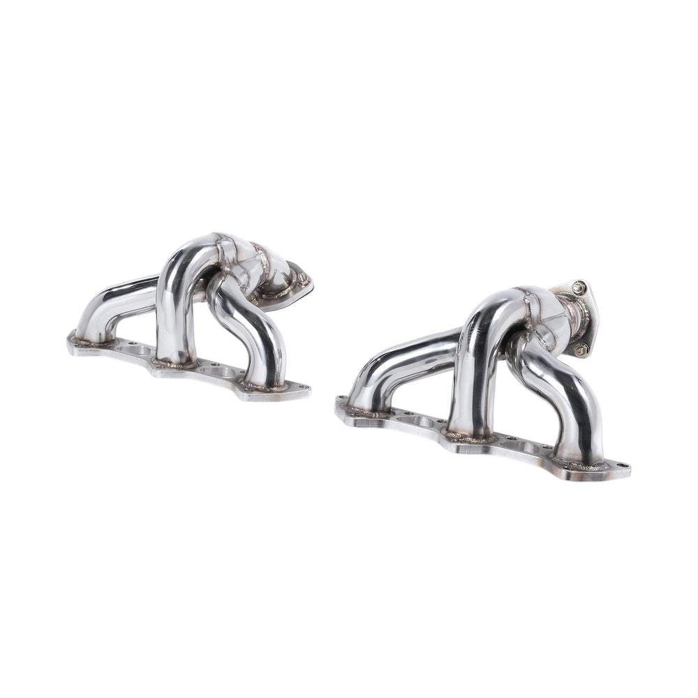 Milltek Free-flow Manifolds Exhaust Porsche 911 996 Turbo (inc X50/GT2) 00-05-Manifolds, Decats & Sports Cats-carbonizeduk