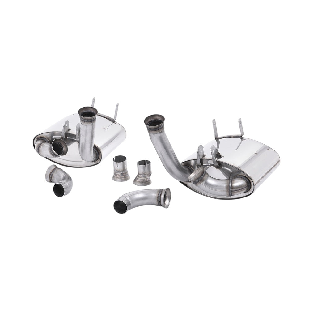 Milltek Rear Silencer(s) Exhaust Porsche 911 997.1 Carrera and Carrera S 04-08-Exhaust System-carbonizeduk