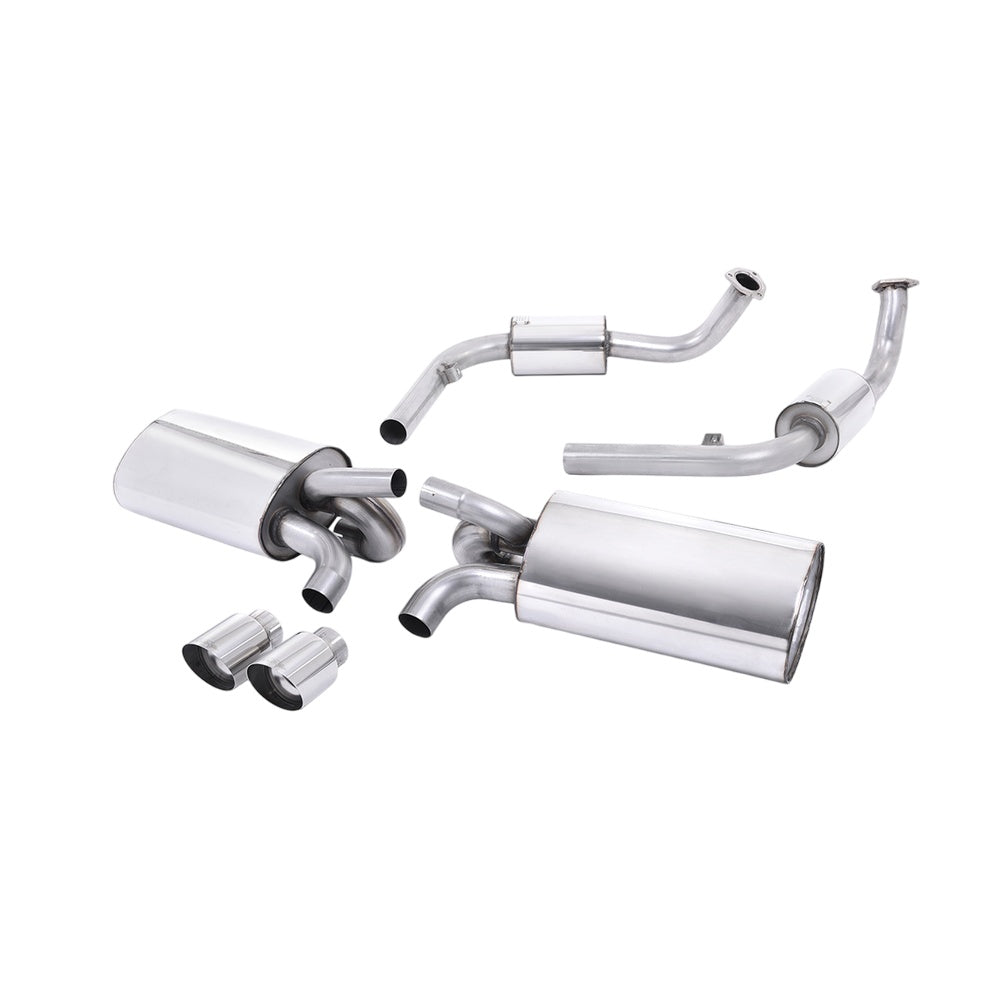 Milltek Cat Back Exhaust Porsche Boxster S 3.4 987 Gen2 09-13-Exhaust System-carbonizeduk