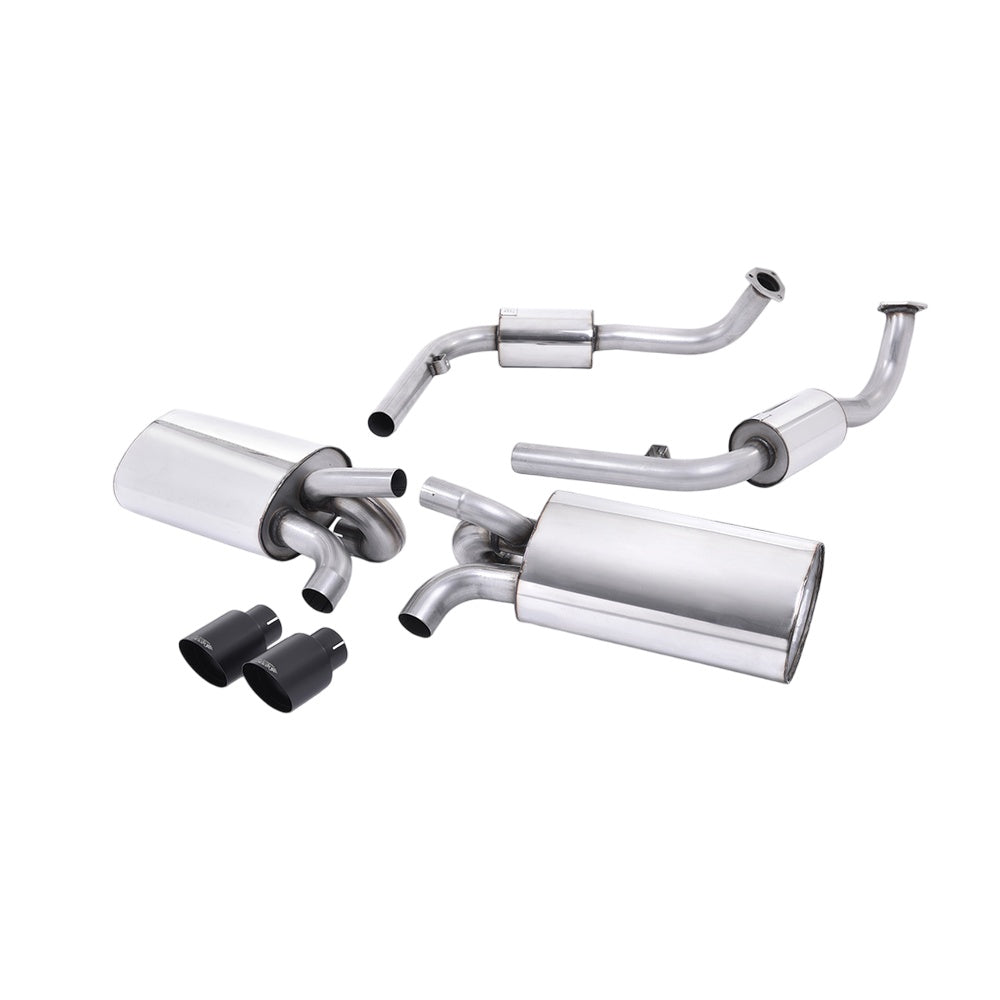 Milltek Cat Back Exhaust Porsche Cayman S 3.4 987 Gen2 09-13-Exhaust System-carbonizeduk