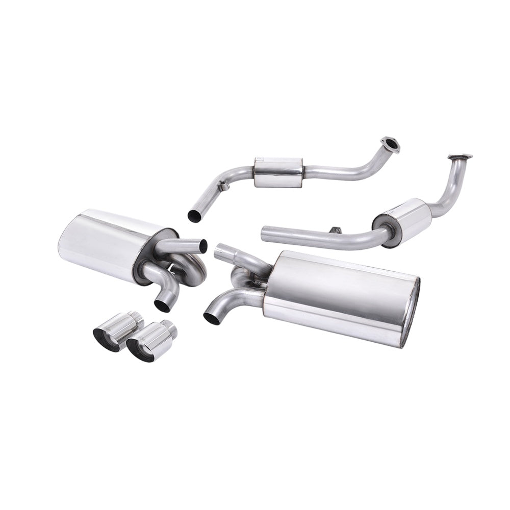 Milltek Cat Back Exhaust Porsche Cayman S 3.4 987 Gen1 06-09-Exhaust System-carbonizeduk