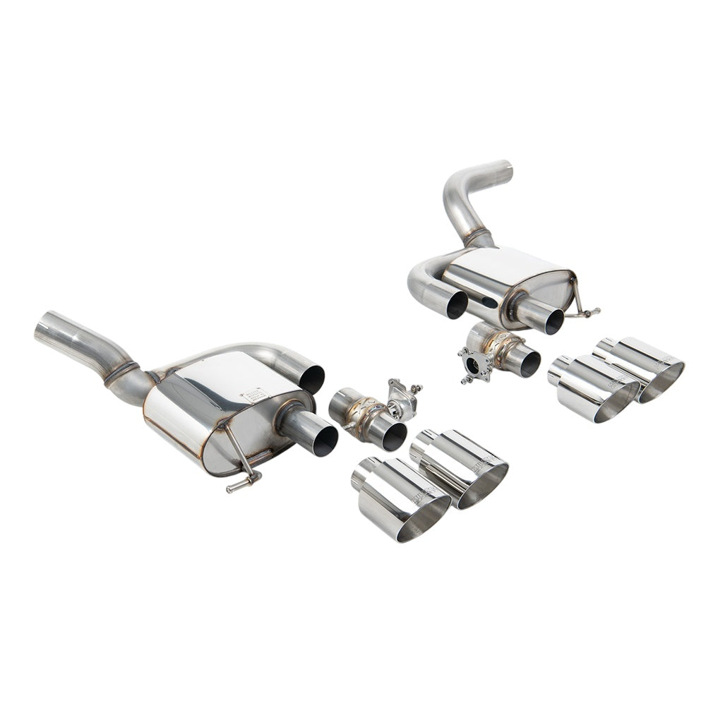 Milltek Rear Silencer(s) Exhaust Porsche Macan 2.9 V6 GTS and Turbo (Facelift Models only) 21-25-Exhaust System-carbonizeduk