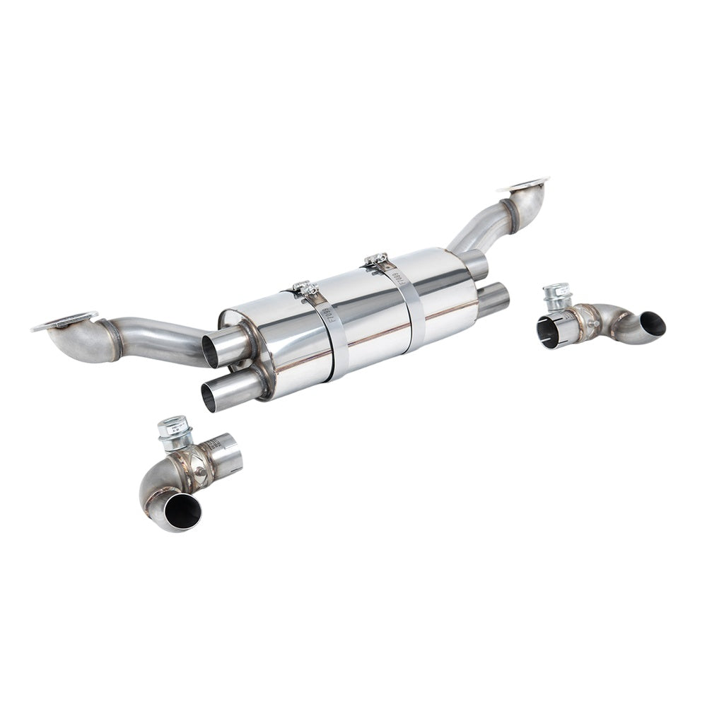 Milltek Rear Silencer(s) Exhaust Porsche 911 991.1 3.8 (C2S / C4S) 11-15-Exhaust System-carbonizeduk