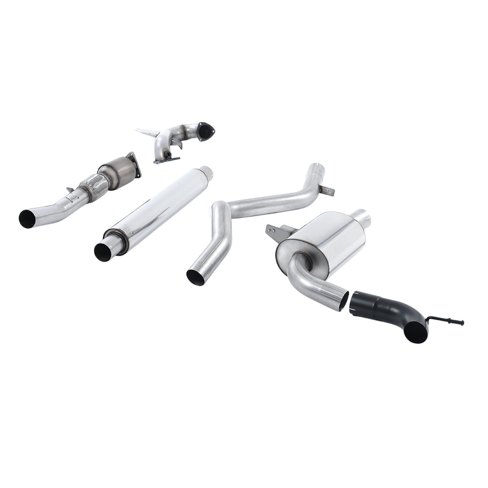 Milltek Turbo-back including Hi-Flow Sports Cat Exhaust Renault / Alpine Megane Renaultsport 250 and 265 (including Cup) 10-17-Manifolds, Decats & Sports Cats-carbonizeduk