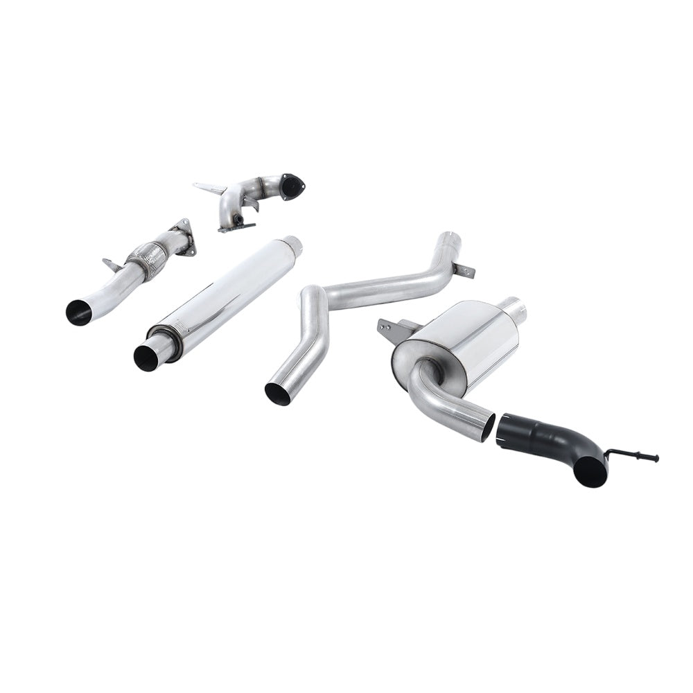 Milltek Turbo-back excluding Hi-Flow Sports Cat Exhaust Renault / Alpine Megane Renaultsport 250 and 265 (including Cup) 10-17-Manifolds, Decats & Sports Cats-carbonizeduk