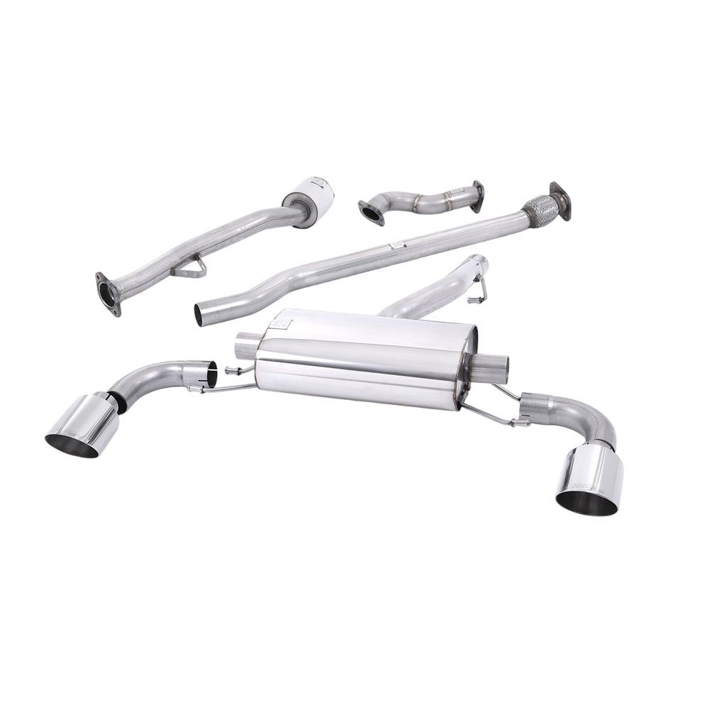 Milltek Primary Cat Back Exhaust Subaru BRZ 2.0 12-21-Exhaust System-carbonizeduk
