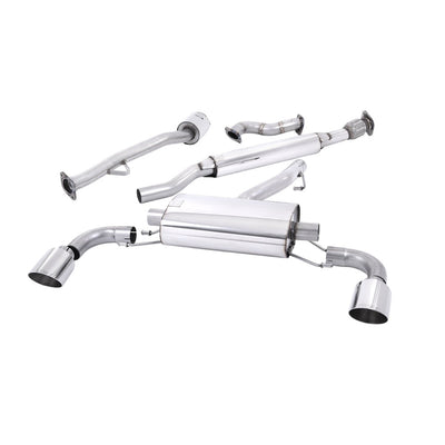 Milltek Primary Cat Back Exhaust Subaru BRZ 2.0 12-21-Exhaust System-carbonizeduk