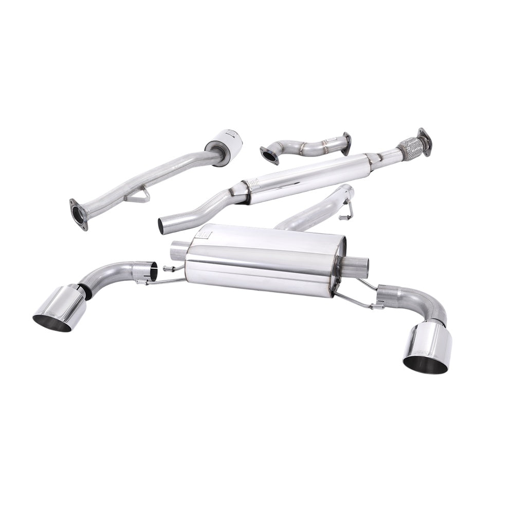 Milltek Primary Cat Back Exhaust Toyota GT86 2.0 12-21-Exhaust System-carbonizeduk