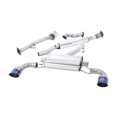 Milltek Primary Cat Back Exhaust Subaru BRZ 2.0 12-21-Exhaust System-carbonizeduk