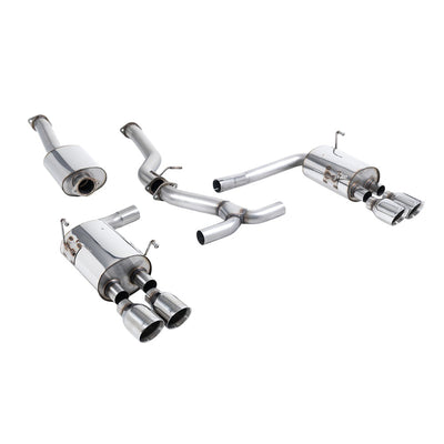Milltek Cat Back Exhaust Subaru Impreza STi and WRX STI Saloon / Sedan 14-21-Exhaust System-carbonizeduk