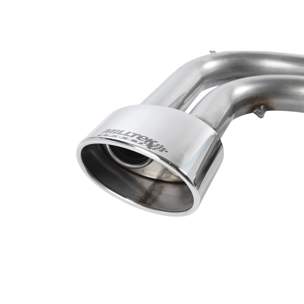 Milltek Cat Back Exhaust Seat Leon Cupra 2.0T FSI 240PS 06-11-Exhaust System-carbonizeduk