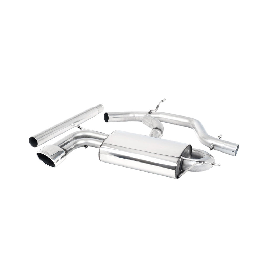 Milltek Cat Back Exhaust Seat Leon 2.0 TDI 140PS 04-12-Exhaust System-carbonizeduk