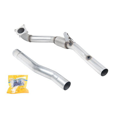 Milltek Large-bore Downpipe and De-cat Exhaust Volkswagen Golf Mk5 GTi Edition 30 2.0T FSi 230PS 06-09-Manifolds, Decats & Sports Cats-carbonizeduk