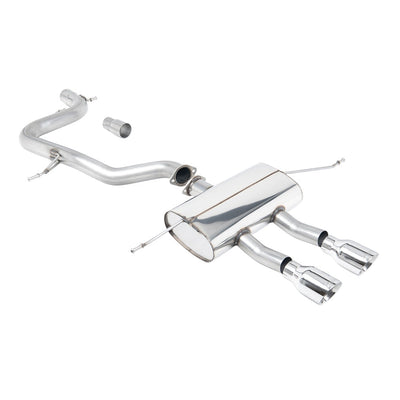 Milltek Cat Back Exhaust Seat Leon Cupra R 2.0 TSI 265PS 10-12-Exhaust System-carbonizeduk