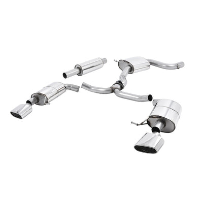 Milltek Cat Back Exhaust Seat Leon ST Cupra 280 and 290 2.0 TSI (280 and 290PS Non-OPF/GPF Models) 15-19-Exhaust System-carbonizeduk