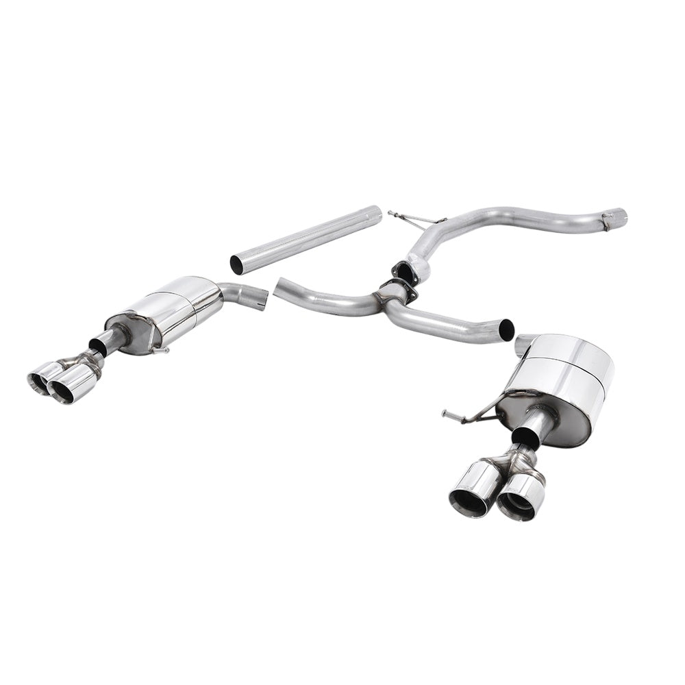 Milltek Cat Back Exhaust Seat Leon ST Cupra 280 and 290 2.0 TSI (280 and 290PS Non-OPF/GPF Models) 15-19-Exhaust System-carbonizeduk