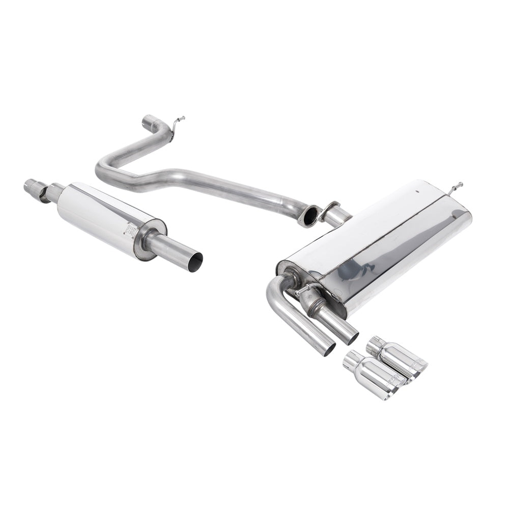 Milltek Cat Back Exhaust Seat Leon FR 1.4 TSI SC and 5-Door 13-18-Exhaust System-carbonizeduk