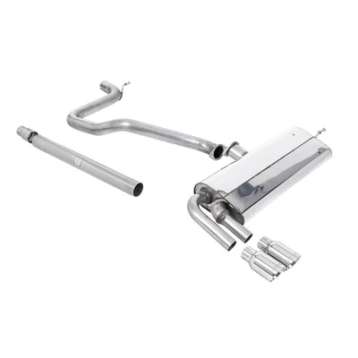 Milltek Cat Back Exhaust Seat Leon FR 1.4 TSI SC and 5-Door 13-18-Exhaust System-carbonizeduk