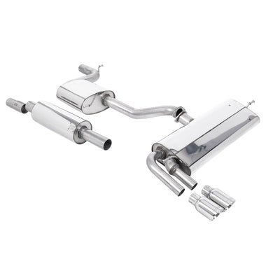 Milltek Cat Back Exhaust Seat Leon FR 1.8 TSI 180PS SC and 5-Door 13-18-Exhaust System-carbonizeduk