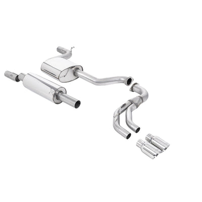Milltek Cat Back Exhaust Seat Leon FR 1.8 TSI 180PS SC and 5-Door 13-18-Exhaust System-carbonizeduk