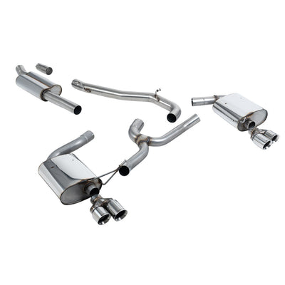 Milltek Cat Back Exhaust Seat Leon ST Cupra 300 (4x4) Estate / Station Wagon / Combi (Non-OPF/GPF) 17-18-Exhaust System-carbonizeduk