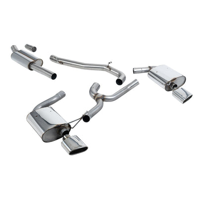 Milltek Cat Back Exhaust Seat Leon ST Cupra 300 (4x4) Estate / Station Wagon / Combi (Non-OPF/GPF) 17-18-Exhaust System-carbonizeduk