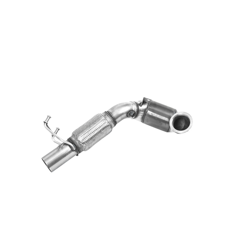 Milltek Large Bore Downpipe and Hi-Flow Sports Cat Exhaust Seat Leon ST Cupra 300 (4x4) Estate / Station Wagon / Combi (Non-OPF/GPF) 17-18-Manifolds, Decats & Sports Cats-carbonizeduk