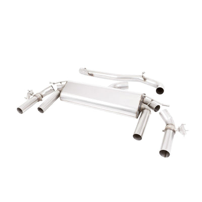 Milltek Cat Back Exhaust Seat Ateca Cupra 300 4Drive (GPF/OPF Models Only NON MQB EVO 4) Inc Facelift Models 19-25-Exhaust System-carbonizeduk