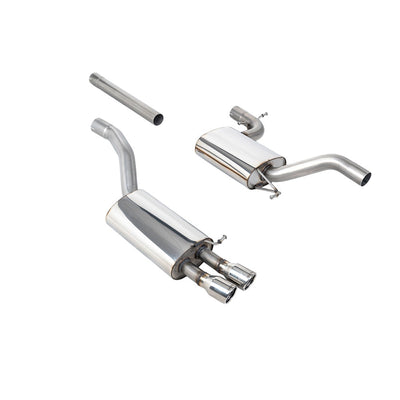 Milltek Cat Back Exhaust Skoda Octavia vRS 2.0T FSi 06-10-Exhaust System-carbonizeduk