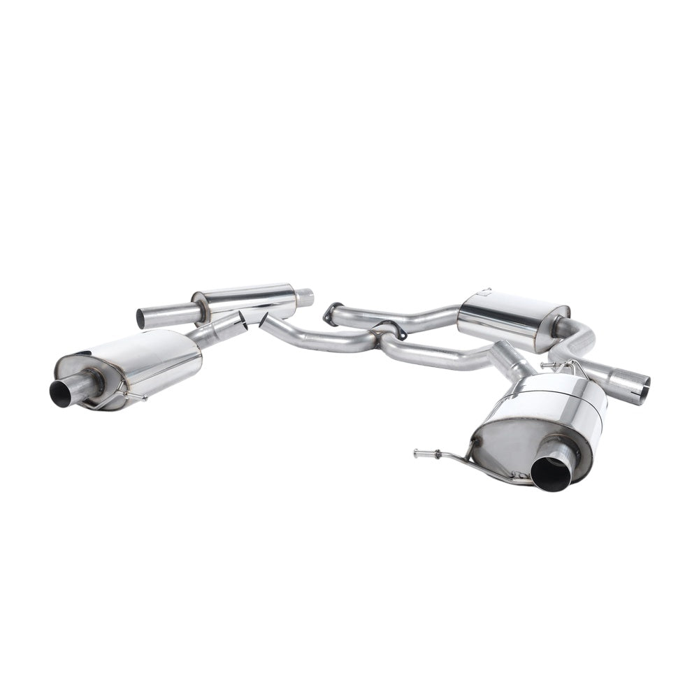 Milltek Cat Back Exhaust Skoda Octavia vRS 2.0 TSI 220PS and 230PS Hatch and Estate (manual and DSG-auto) 13-18-Exhaust System-carbonizeduk