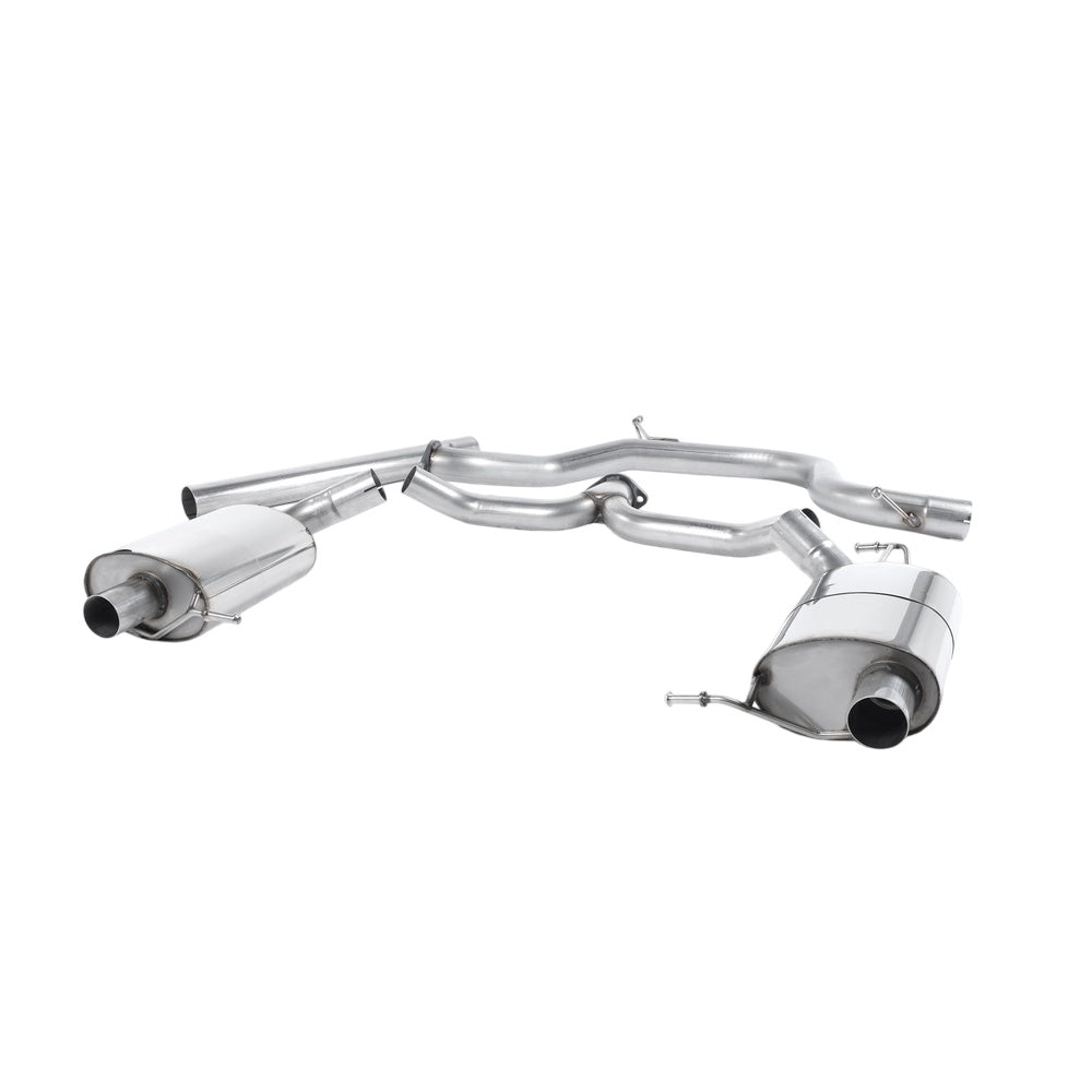Milltek Cat Back Exhaust Skoda Octavia vRS 2.0 TSI 245PS Hatch and Estate (manual and DSG-auto, OPF/GPF Only and Post Facelift) 19-20-Exhaust System-carbonizeduk