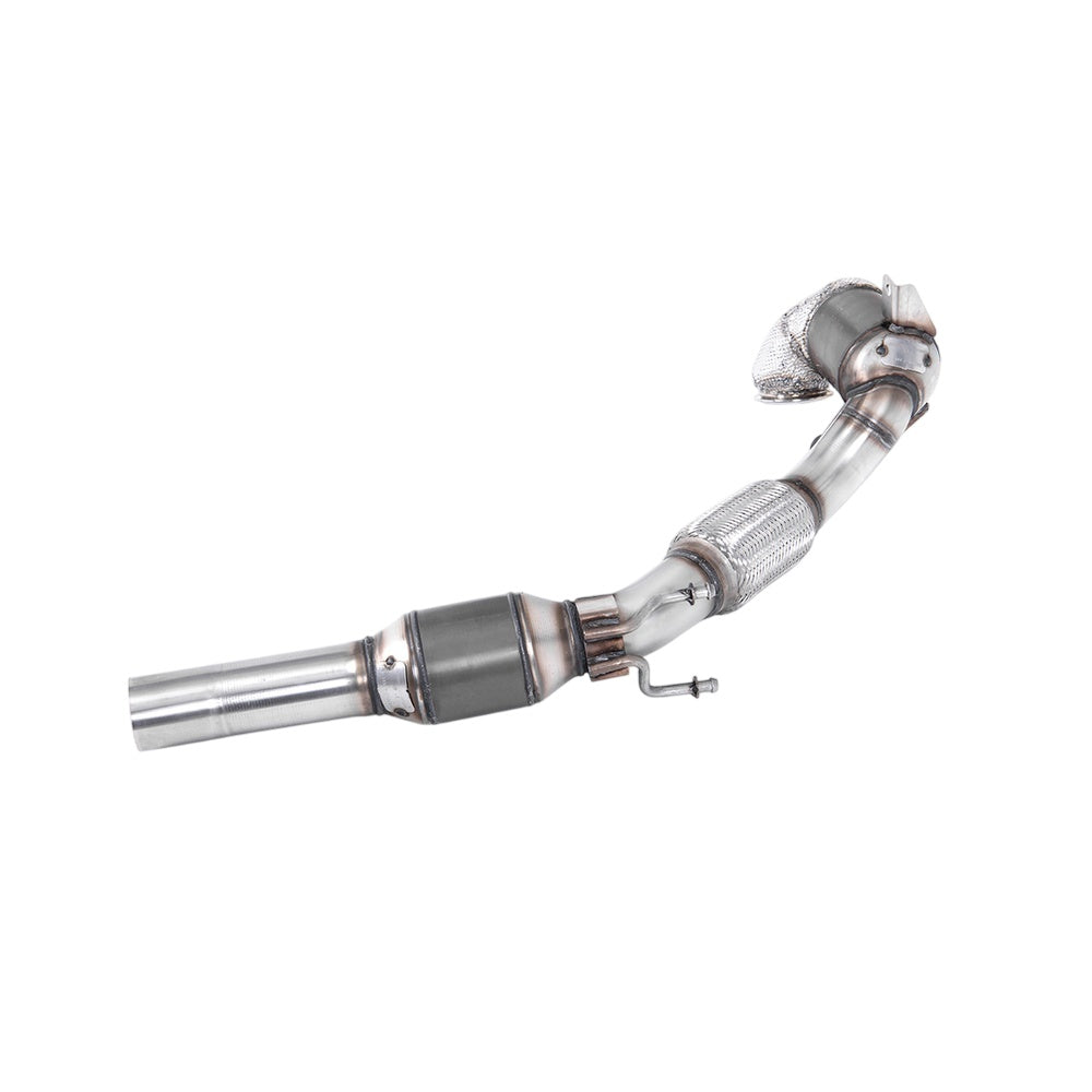 Milltek HJS Tuning ECE Downpipes Exhaust Skoda Octavia vRS 2.0 TSI 245PS Hatch and Estate (manual and DSG-auto, Non-OPF/GPF and Post Facelift) 18-19-Manifolds, Decats & Sports Cats-carbonizeduk