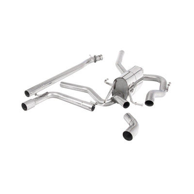 Milltek Cat Back Exhaust Suzuki Swift Sport 1.4 BoosterJet (Non Hybrid and without GPF/OPF) 17-25-Exhaust System-carbonizeduk