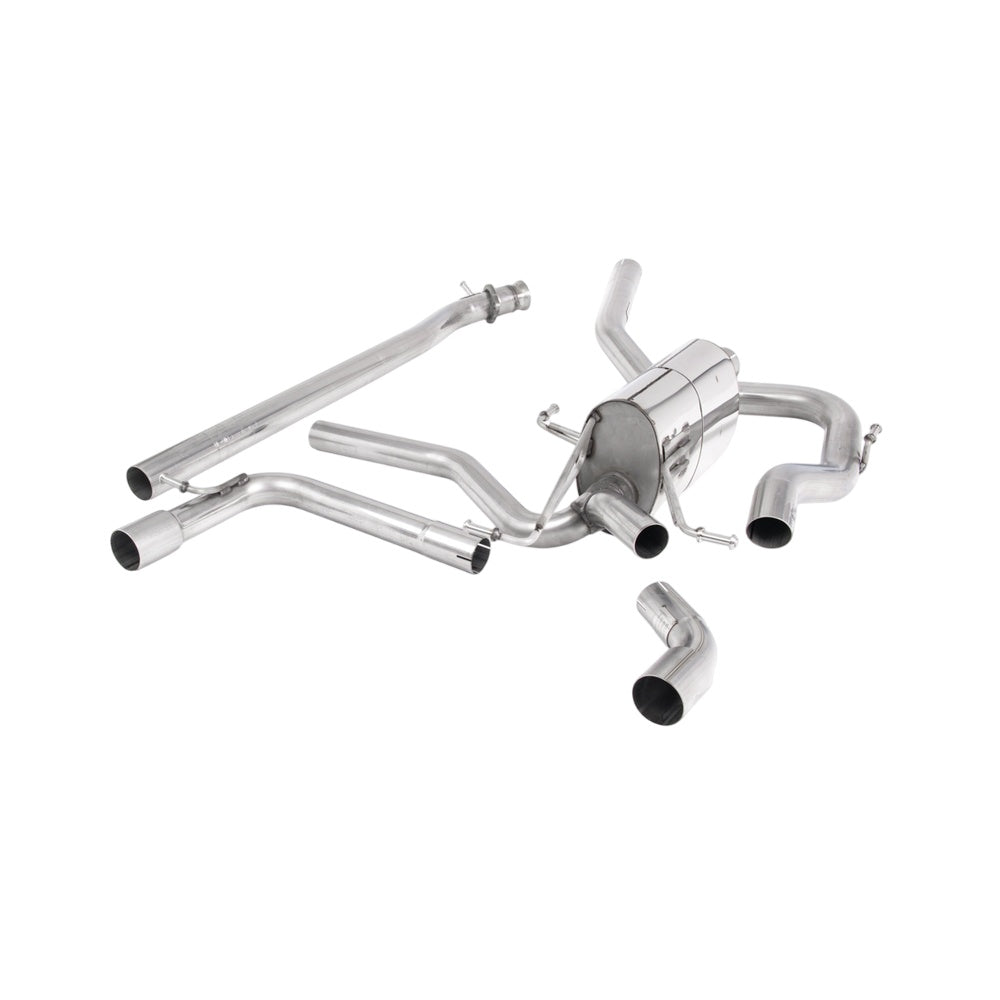 Milltek Cat Back Exhaust Suzuki Swift Sport 1.4 BoosterJet (Non Hybrid and without GPF/OPF) 17-25-Exhaust System-carbonizeduk