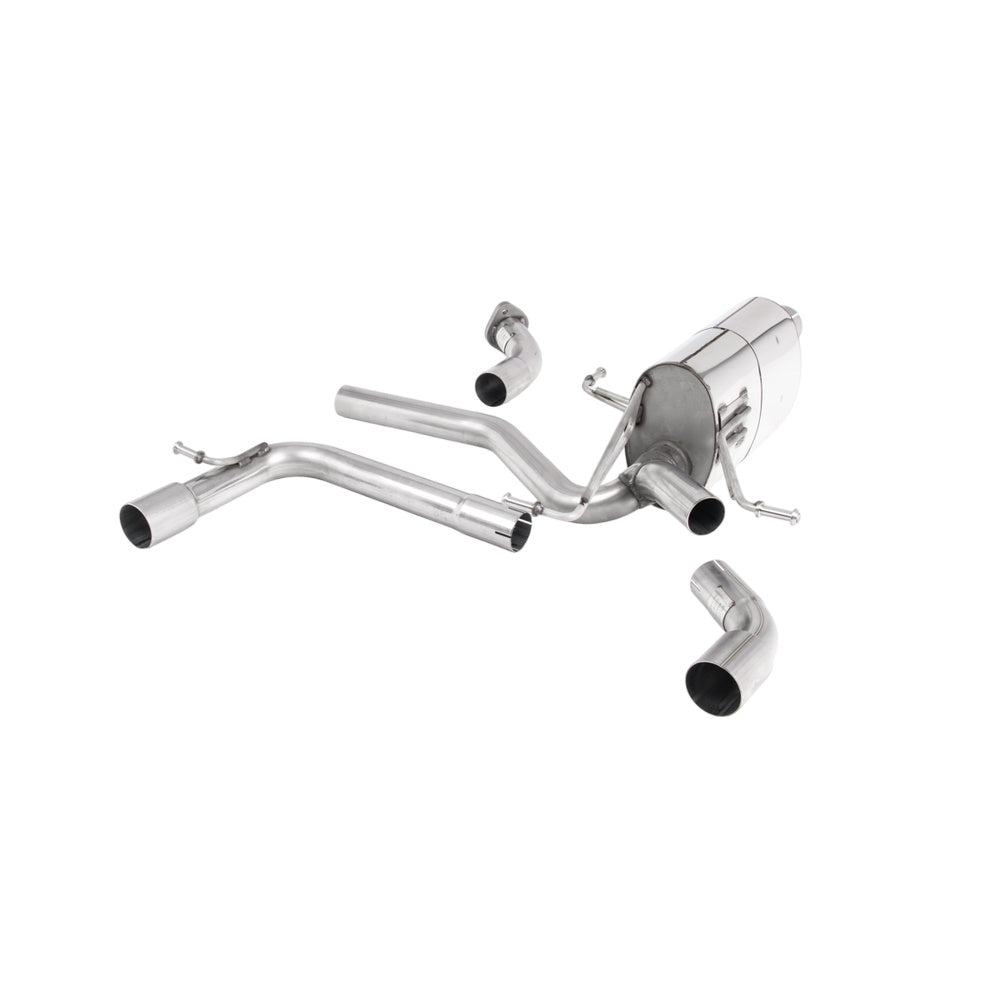 Milltek Front Pipe-back Exhaust Suzuki Swift Sport 1.4 BoosterJet (Non Hybrid and without GPF/OPF) 17-25-Exhaust System-carbonizeduk