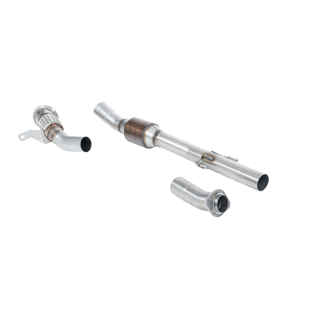 Milltek Large Bore Downpipe and Hi-Flow Sports Cat Exhaust Toyota Corolla GR Corolla 1.6 Turbo 23-25-Manifolds, Decats & Sports Cats-carbonizeduk