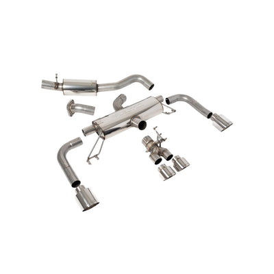 Milltek Secondary Cat Back Exhaust Toyota Corolla GR Corolla 1.6 Turbo 23-25-Manifolds, Decats & Sports Cats-carbonizeduk