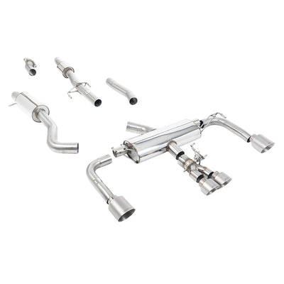 Milltek Primary Cat Back Exhaust Toyota Corolla GR Corolla 1.6 Turbo 23-25-Exhaust System-carbonizeduk
