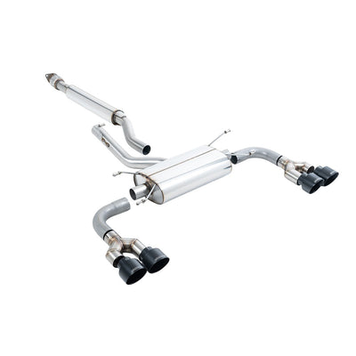 Milltek Secondary Cat Back Exhaust Toyota GR86 2.4 Litre 22-25-Manifolds, Decats & Sports Cats-carbonizeduk