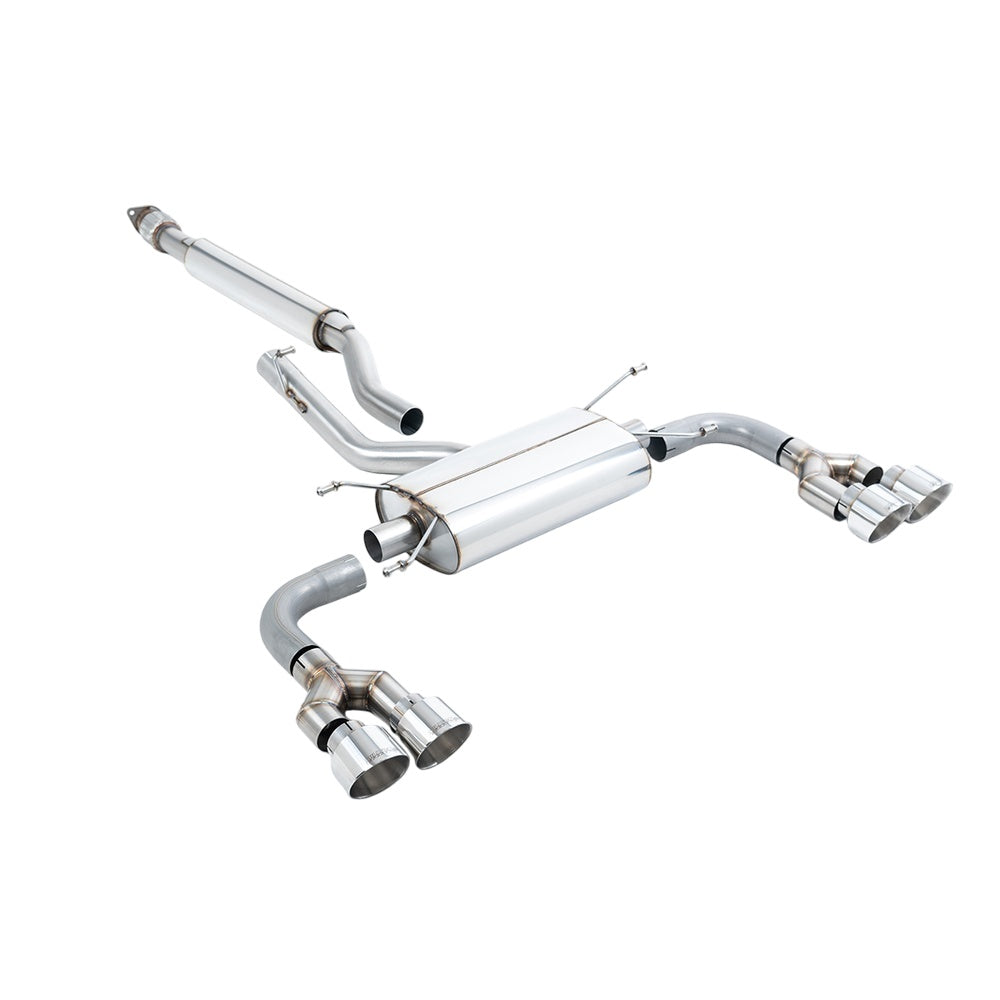 Milltek Secondary Cat Back Exhaust Toyota GR86 2.4 Litre 22-25-Manifolds, Decats & Sports Cats-carbonizeduk