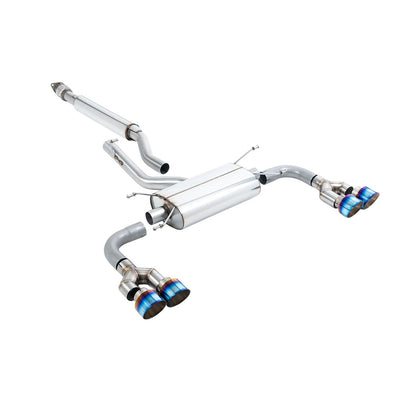 Milltek Secondary Cat Back Exhaust Toyota GR86 2.4 Litre 22-25-Manifolds, Decats & Sports Cats-carbonizeduk