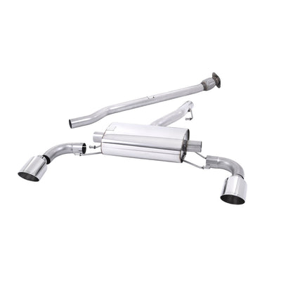 Milltek Secondary Cat Back Exhaust Toyota GR86 2.4 Litre 22-25-Manifolds, Decats & Sports Cats-carbonizeduk