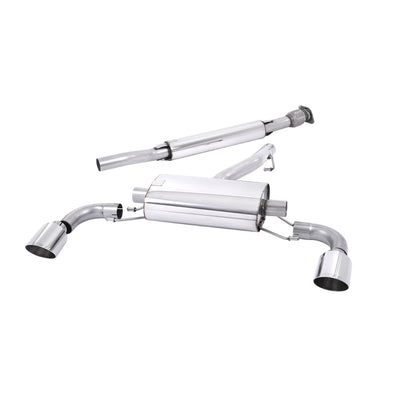 Milltek Secondary Cat Back Exhaust Toyota GR86 2.4 Litre 22-25-Manifolds, Decats & Sports Cats-carbonizeduk