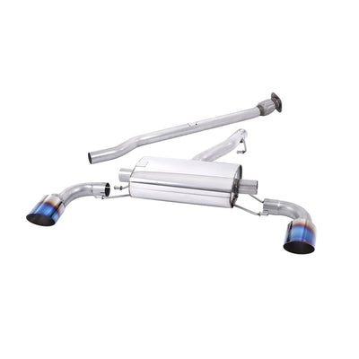 Milltek Secondary Cat Back Exhaust Toyota GR86 2.4 Litre 22-25-Manifolds, Decats & Sports Cats-carbonizeduk