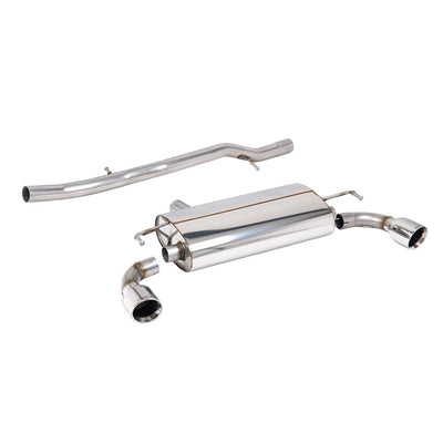 Milltek Cat Back Exhaust Volkswagen Golf Mk4 R32 3.2 V6 4WD 02-05-Exhaust System-carbonizeduk