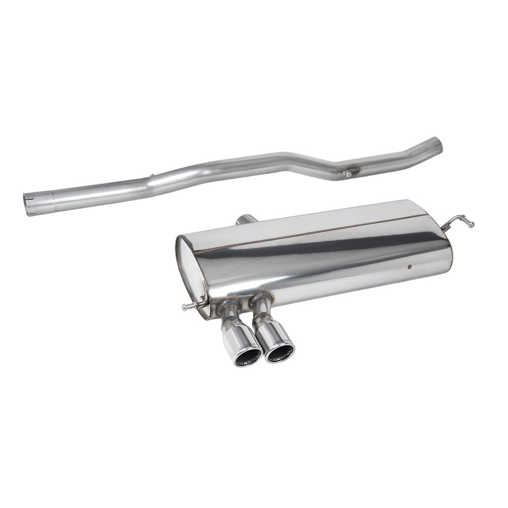 Milltek Cat Back Exhaust Volkswagen Golf Mk4 4-Motion V6 00-04-Exhaust System-carbonizeduk