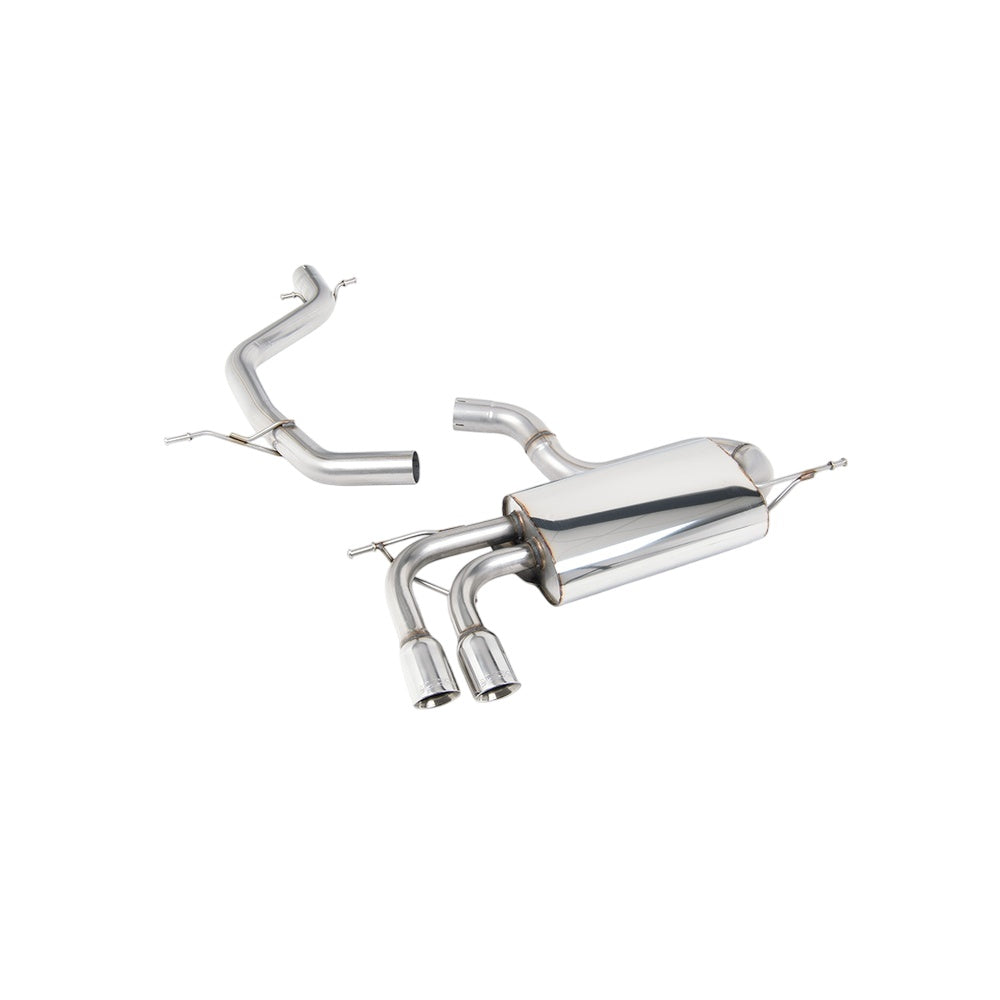 Milltek Cat Back Exhaust Volkswagen Scirocco GT 2.0 TSi 200PS 08-16-Exhaust System-carbonizeduk